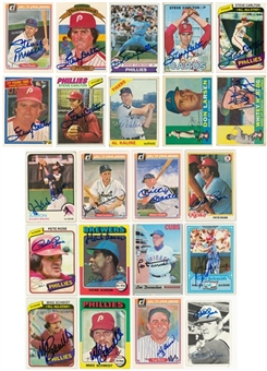 1950-1983 Assorted Brands Baseball Signed Cards Collection (158) Featuring Mantle, Aaron, Greenberg and Musial (Beckett PreCert)
